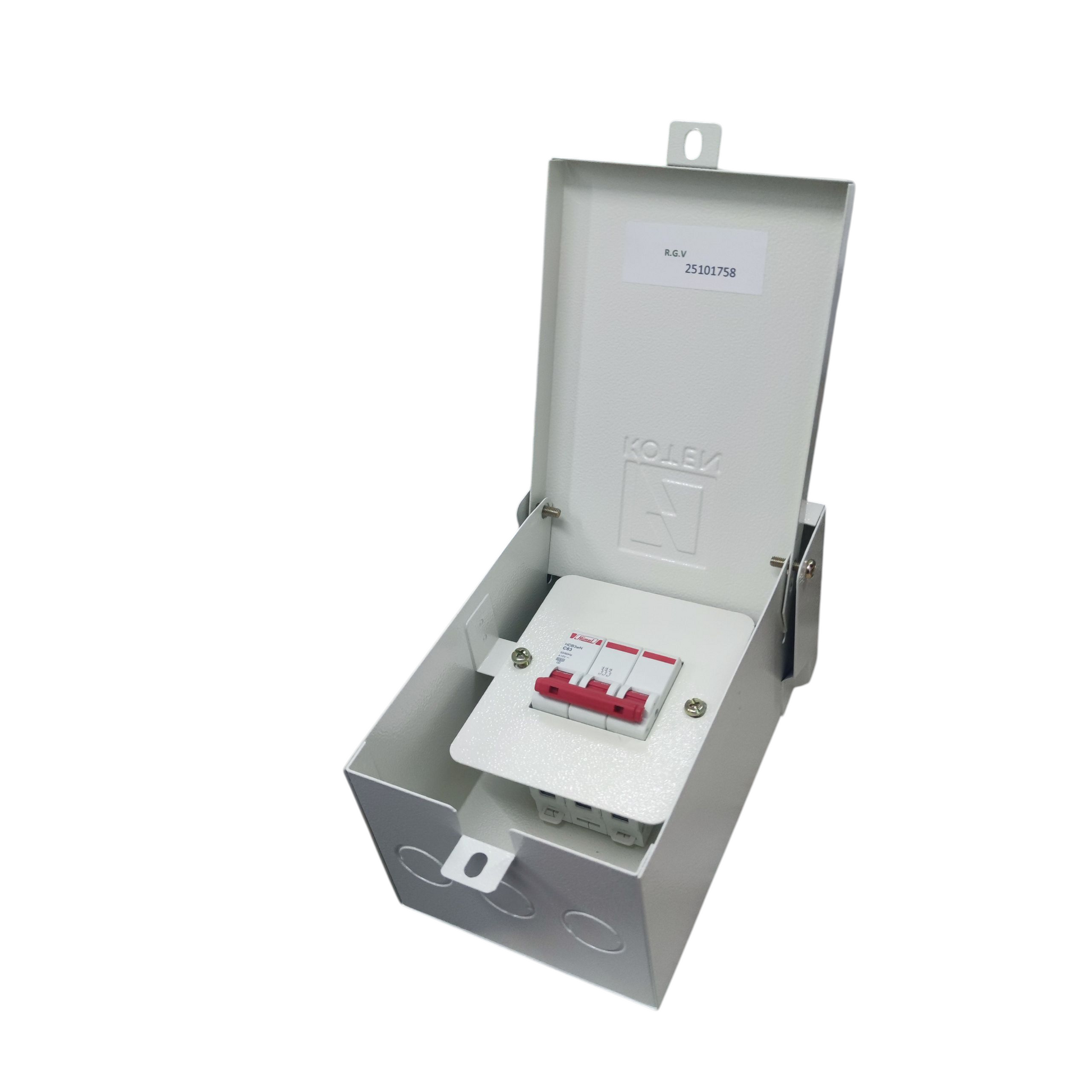 Himel 63A 2Pole Miniature Circuit Breaker with Nema 3R Enclosure Koten K63N NEMA3RE-2P/3P+HDB3wN3PC63