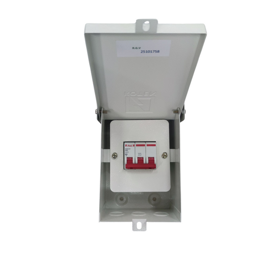 Himel 63A 2Pole Miniature Circuit Breaker with Nema 3R Enclosure Koten K63N NEMA3RE-2P/3P+HDB3wN3PC63