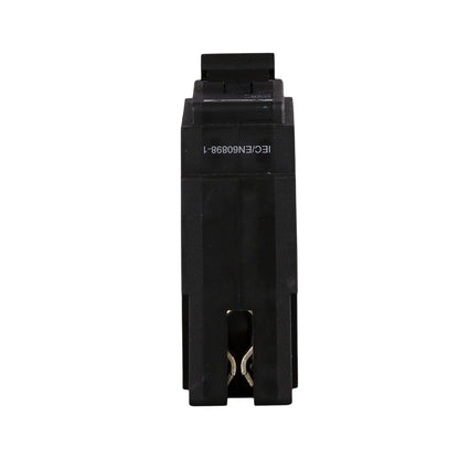 A black industrial electrical module with terminal connections at the bottom and white printed text reading 'IEC/EN60856-1' on the side, isolated on a white background.