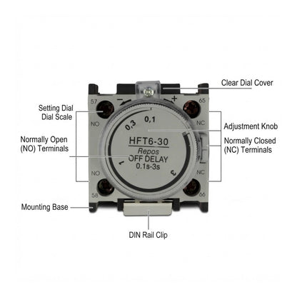 Himel Air Delayed Head for Magnetic Contactor HFT6-30