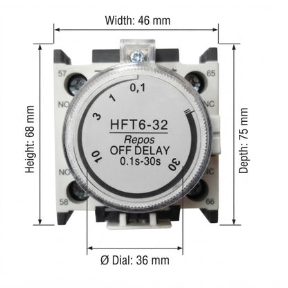 Himel Air Delayed Head for Magnetic Contactor HFT6-32