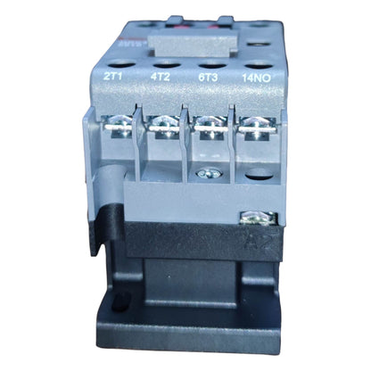 Electrical contactor on a white background