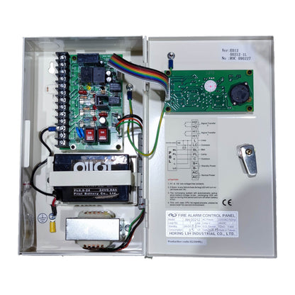 Horing Lih 1 Zone Fire Control Panel with Battery 24VDC Output 220V Input