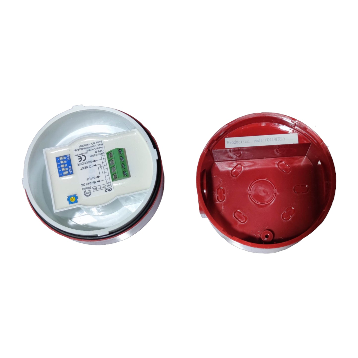 Horing Lih Horn Strobe Fire Alarm AH-03127-BS Warning Strobe Fire Alarm, Horn Siren