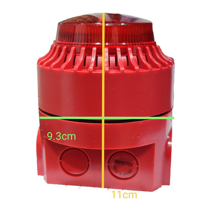 Horing Lih Horn Strobe Fire Alarm AH-03127-BS Warning Strobe Fire Alarm, Horn Siren