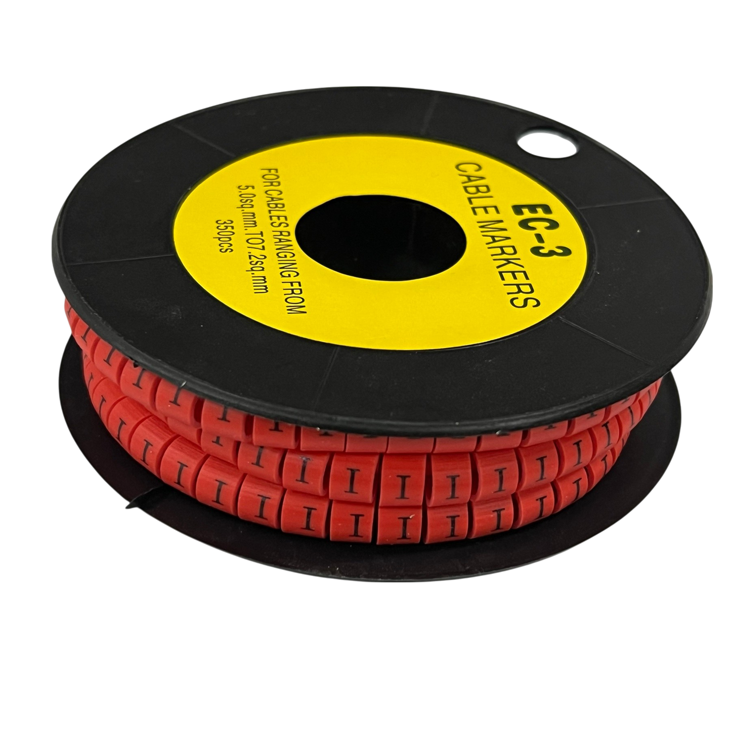 Grippes (I) Cable Marker Red 5.0mm to 7.2mm 350pcs