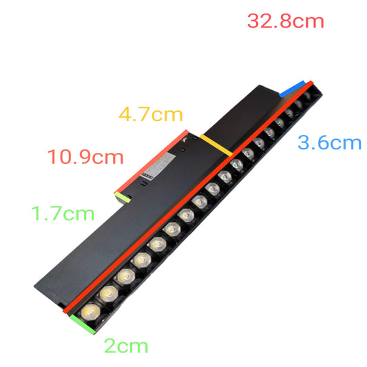 ILLUMIQ TERRA 18W LED Grilled Flood Track Light 48V Warm White 3000K