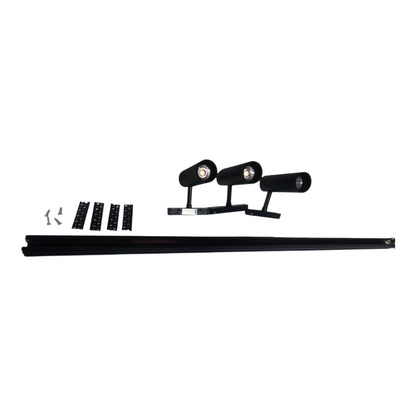 ILLUMIQ TERRA LED Magnetic Track Light 1 Meter 50mm with 3pcs 12W LED Spot Track Light Cool White 4000K 220V