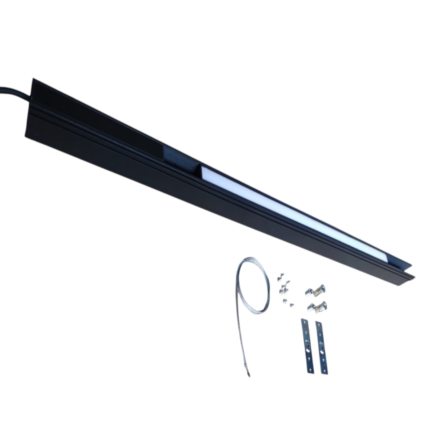 ILLUMIQ TERRA Magnetic Track Light 1 Meter 26mm with 1Pc 24W LED Flood Track Light 220V Cool White 4000K