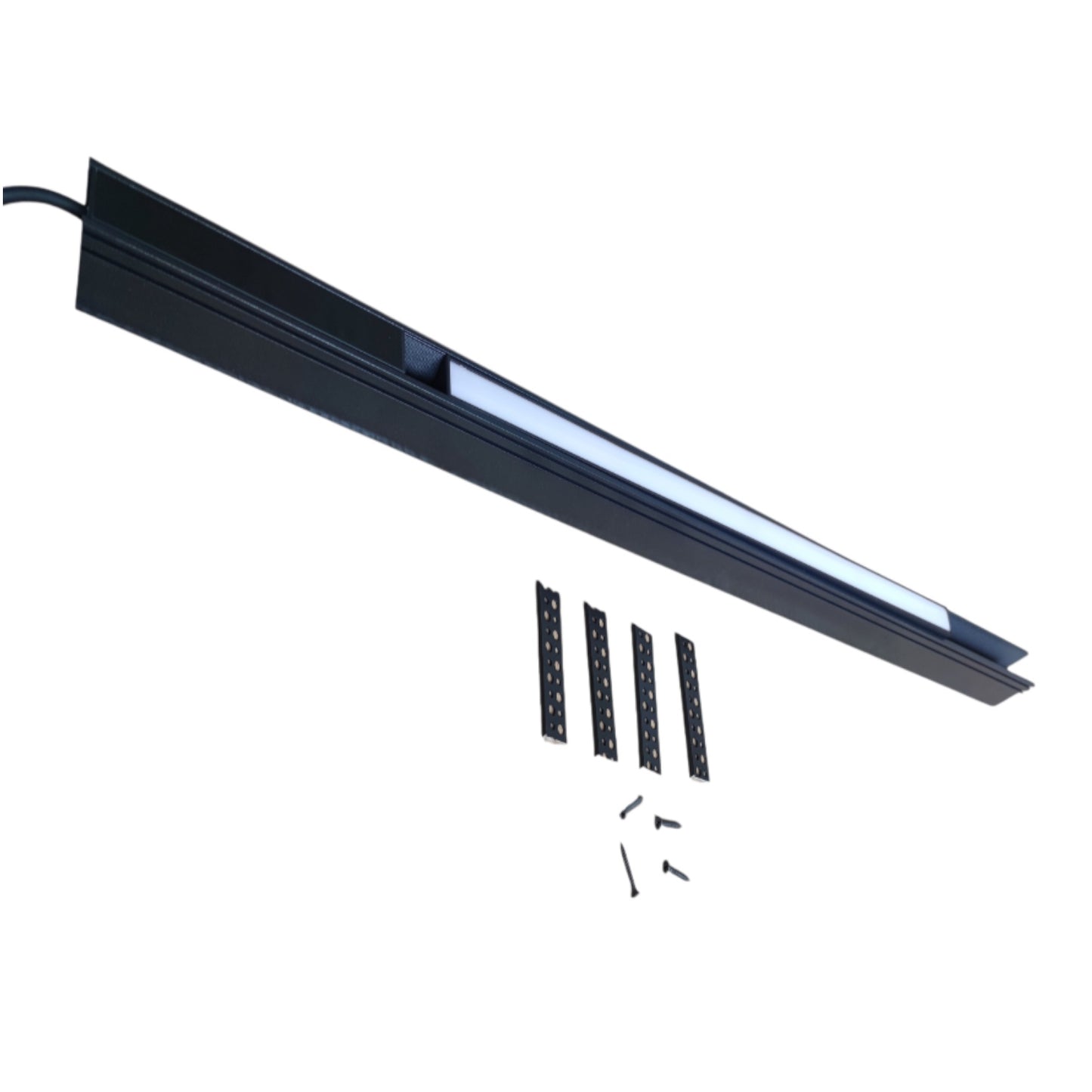 ILLUMIQ TERRA Magnetic Track Light 1 Meter 26mm with 1Pc 24W LED Flood Track Light 220V Warm White 3000K