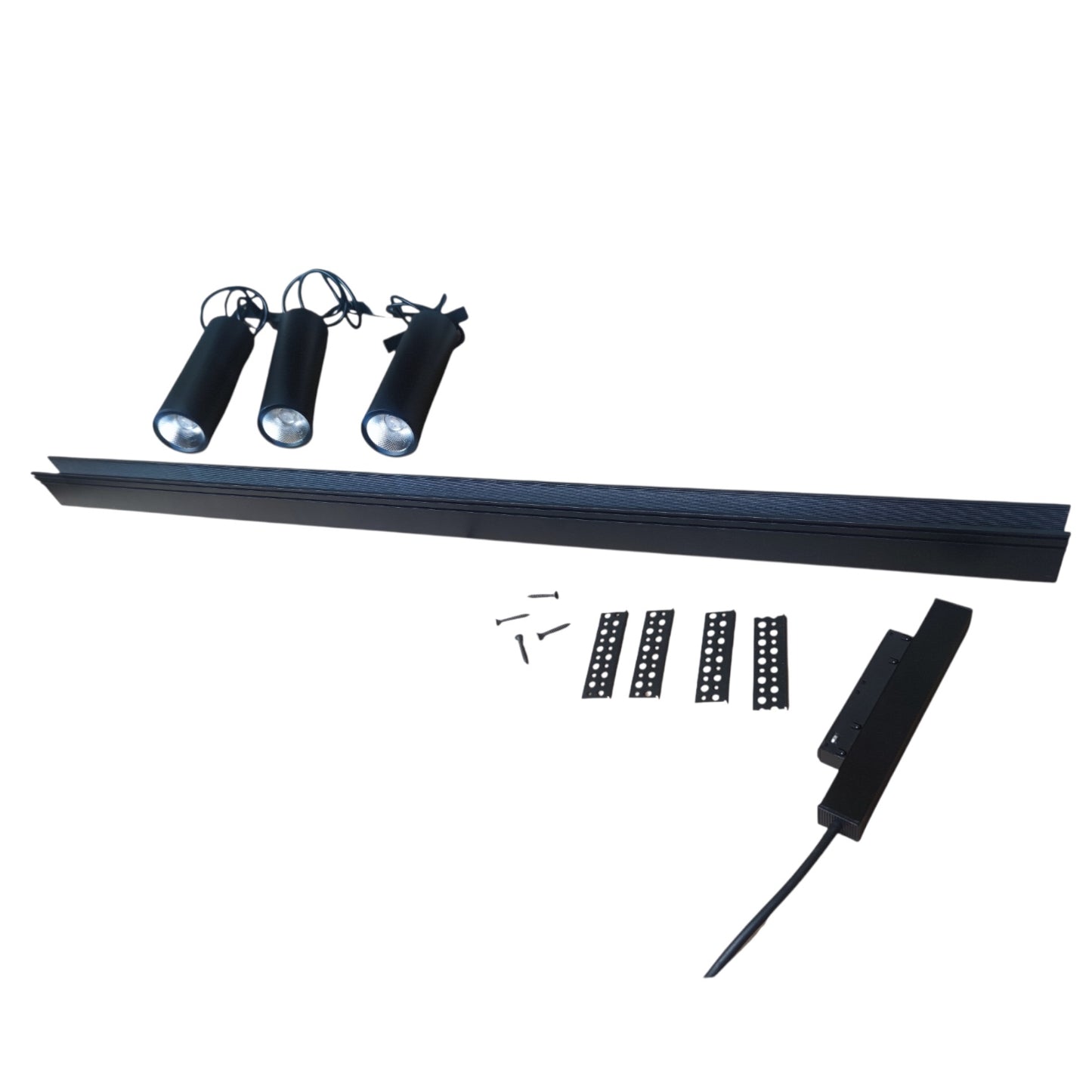 ILLUMIQ TERRA Magnetic Track Light 1 Meter 26mm with 3Pc 12W LED Pendant Track Light 220V Cool White 4000K