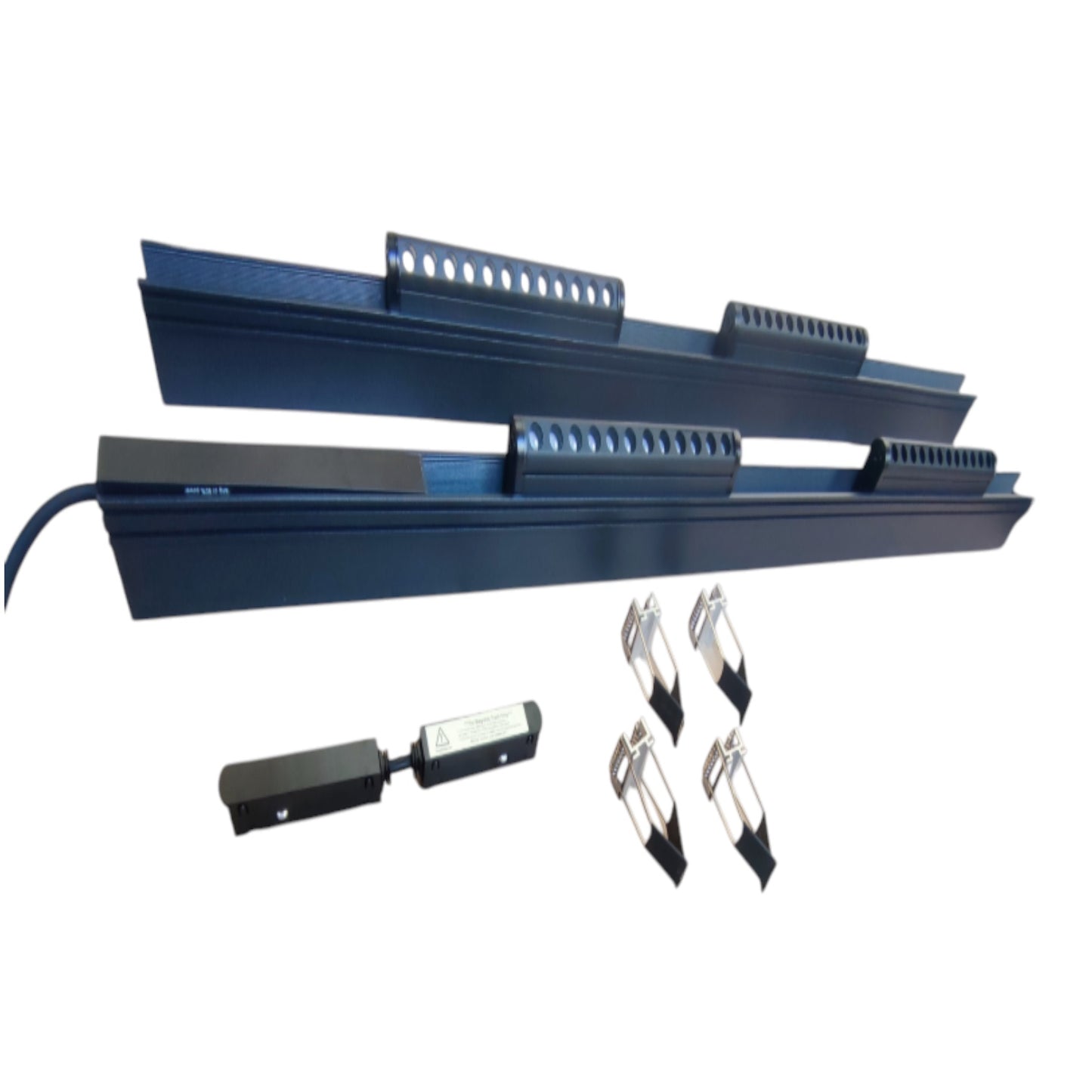 ILLUMIQ TERRA Magnetic Track Light 2 Meters 26mm with 4pcs 12W LED Rotary Grille Track Light 220V Daylight 6500K