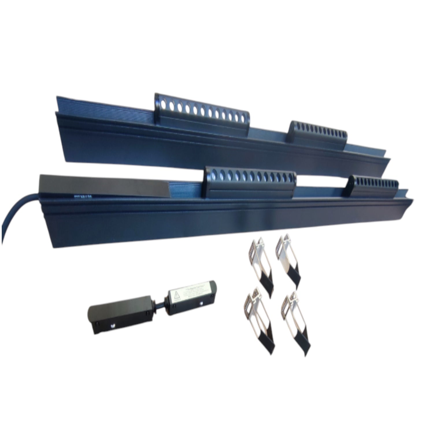 ILLUMIQ TERRA Magnetic Track Light 2 Meters 50mm with 2pcs 12W LED Rotary Grille Track Light 220V Daylight 6000K