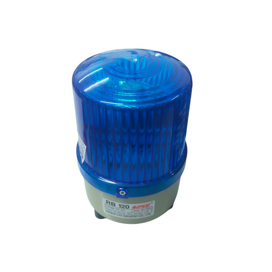 Denko Revolving Light, Warning Light (Rotary Beacon) 24V DC Blue