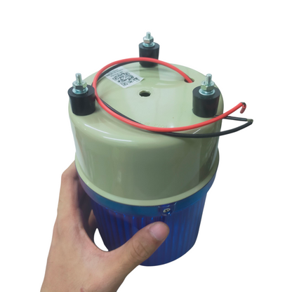 Denko Revolving Light, Warning Light (Rotary Beacon) 24V DC Blue