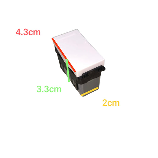 Omni 1 Way Switch 10A 220V Designer Series Ivory DWS-213I