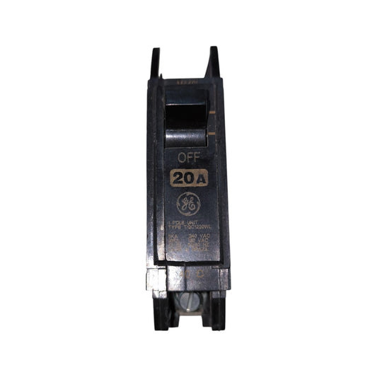 GE 20A 1 Pole TQC 10KAIC 220V Bolt-On TQC1420WL