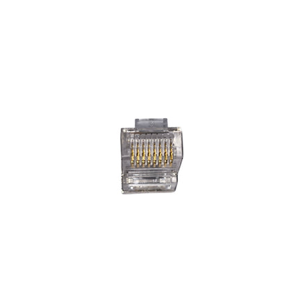 AMP CAT6E RJ45 Connector Shielded Metal Pass Through (100PCS) Per Order