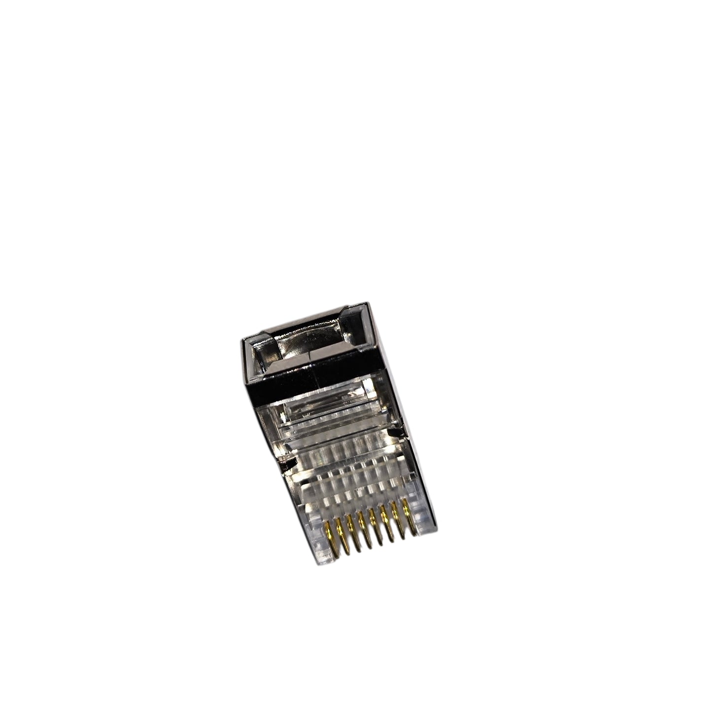 AMP CAT6E RJ45 Shielded Metal Connector Pass Through Type ( 5PCS) Per Order