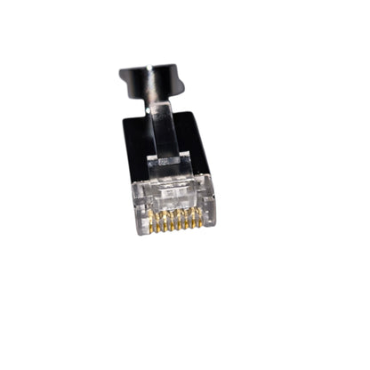 AMP CAT 7 RJ45 Connector Shielded Metal Pass Through Type (5PCS) Per Order
