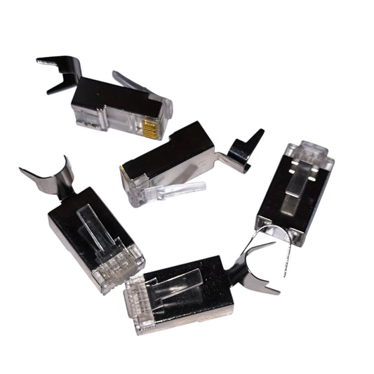 AMP CAT 7 RJ45 Connector Shielded Metal (5PCS) Per Order