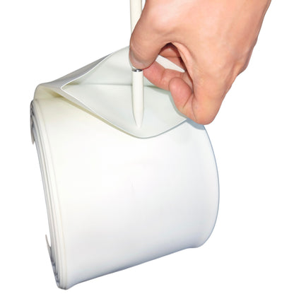 Heat Shrinkable Tube 100mm White 16.5cm Width 1:2 Ratio 125 Degrees Celsius 1000V 1 Meter Per Order 25 Meters Per Roll