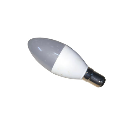 Glolux 5.5W LED Candle Bulb B15 Socket Warm White 3000K 470 Lumens Non- Dimmable