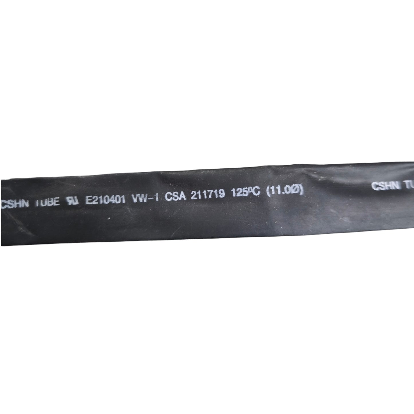 Heat Shrinkable Tube 11mm Black 2:1 Ratio 1 Meter Per Order