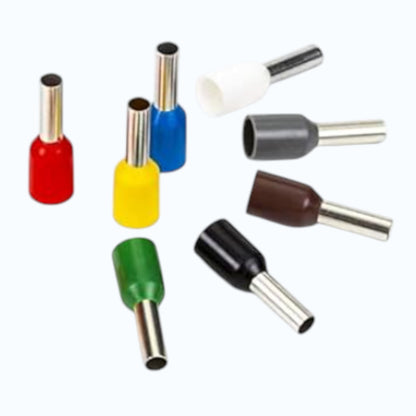 Insulated Cord End Sleeve, Ferrule Terminal Connectors 1.0MM AWG #18 Yellow