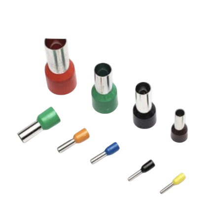 Insulated Cord End Sleeve, Ferrule Terminal Connectors 25MM AWG #4 Brown