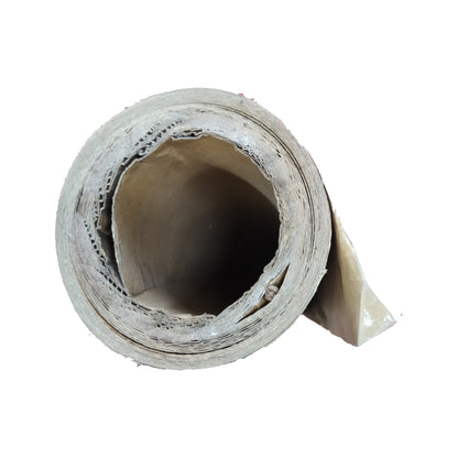 Roll of white paper on a white background