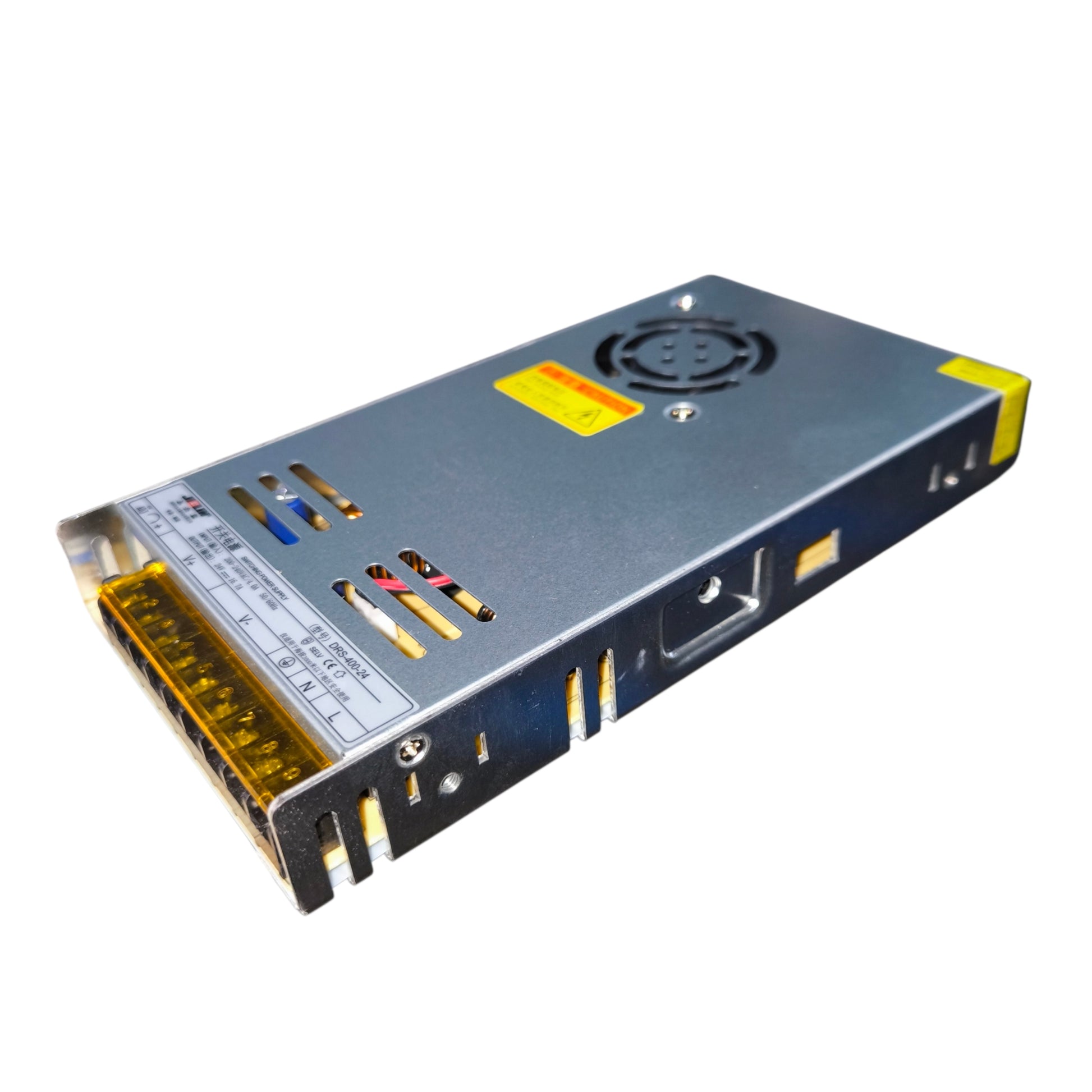 Electrical power supply unit on a white background