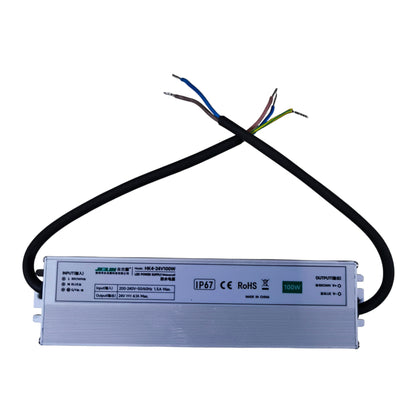 LED driver with cables on a white background