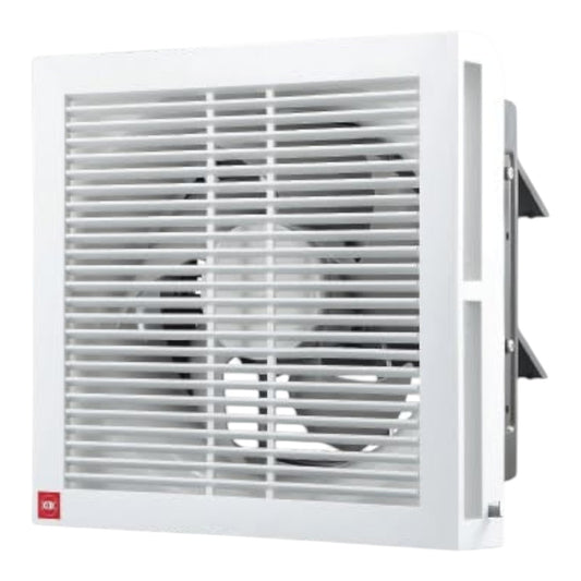 KDK 200mm (8 Inches) Reversible Wall Mount Ventilating Fan, Reversible airflow: switch between exhaust and intake, Wall-mounted metal housing built for daily use, 340 CFM, 220V 20RLA