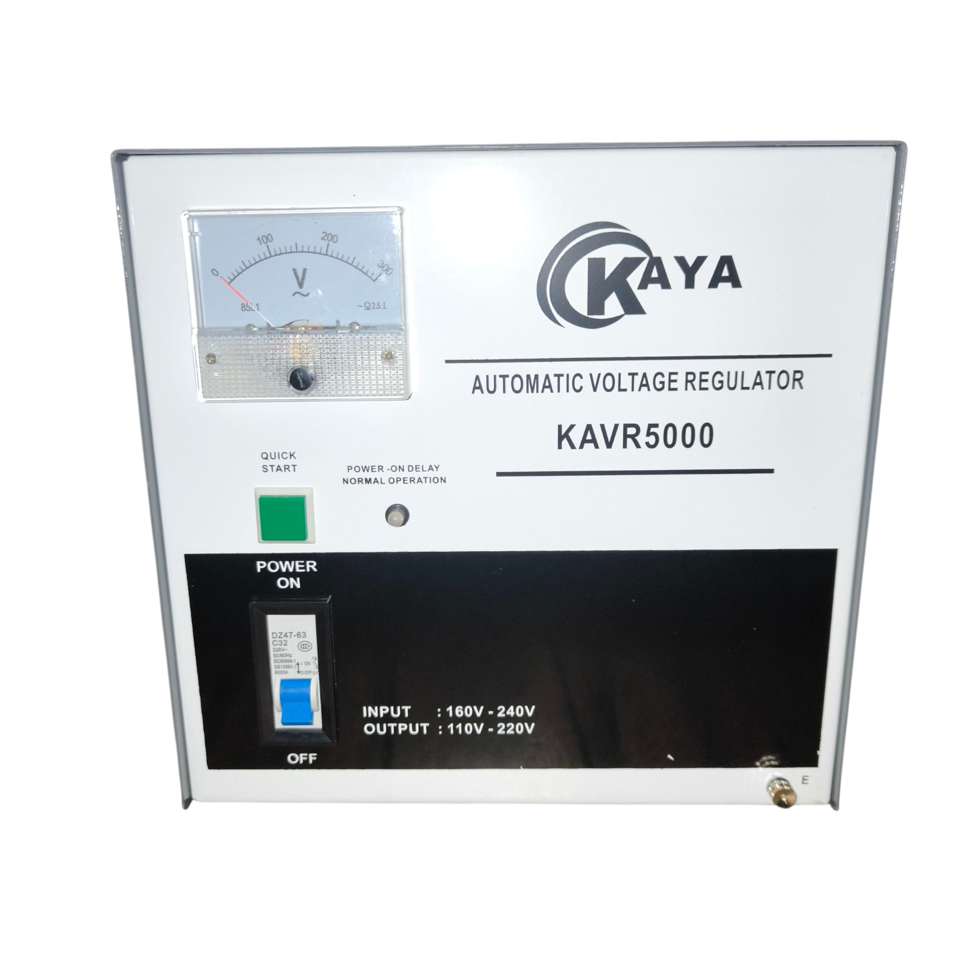 Kaya Automatic Voltage Regulator KAVR5000 on a white background