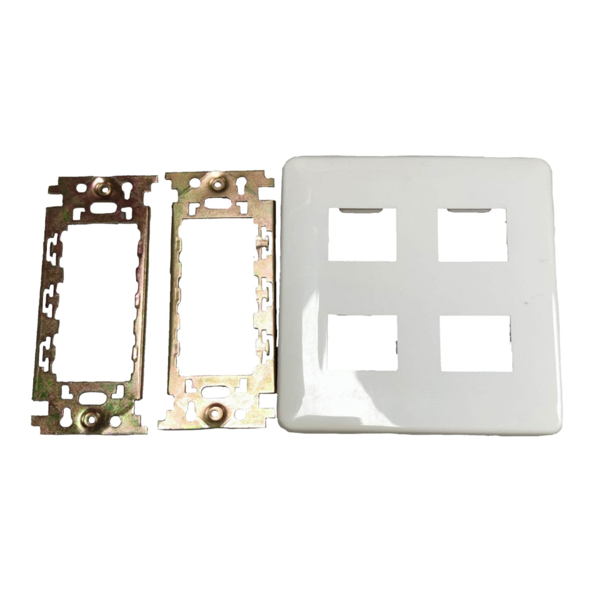 Kopez 4 Gang Face Plate for Full Color Series or Classic Design KM2834 I Electx Electrical Supply
