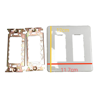 Kopez  6 Gang Plate for Full Color or Classic Design Wiring Devices KM2836 I Electx Electrical Supply