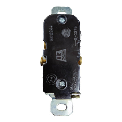 Kopez Duplex Flat Pin Outlet with Ground 10A 250V KM2244B I Electx Electrical Supply