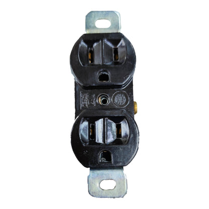 Kopez Duplex Flat Pin Outlet with Ground 10A 250V KM2244B I Electx Electrical Supply
