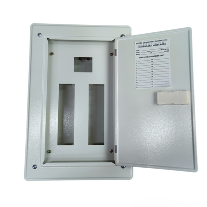 Koten 10 Branches 2 Pole KTM1-2P10B electrical circuit breaker distribution box with open door