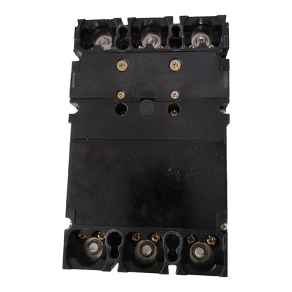 A black industrial electrical contactor or relay component with terminal blocks at the top and bottom, photographed on a plain white background.
