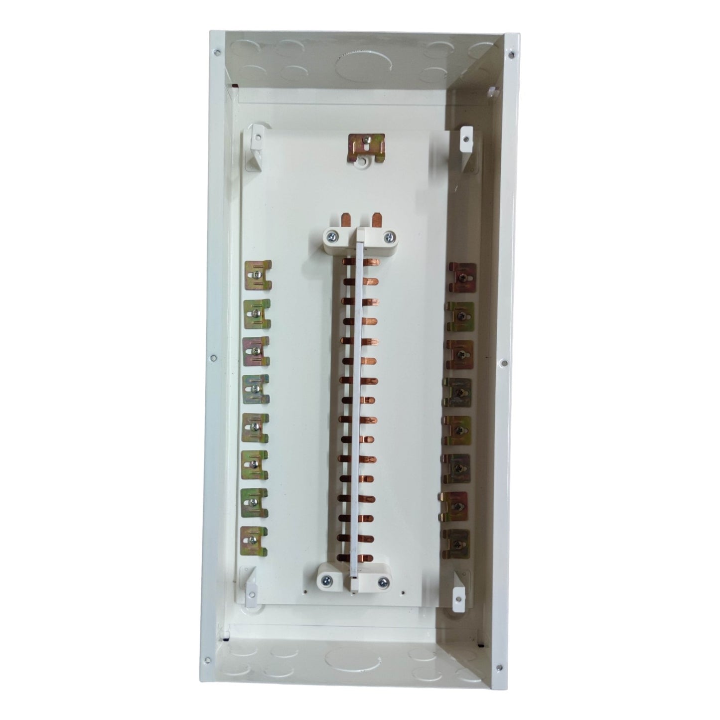 Koten 16 Branches Panel Board 2 Pole Main 2 Pole Branches for Miniature Circuit Breaker KTM1-2P16B Flush Mounted Type Metal Base Electx ELectrical SUpply