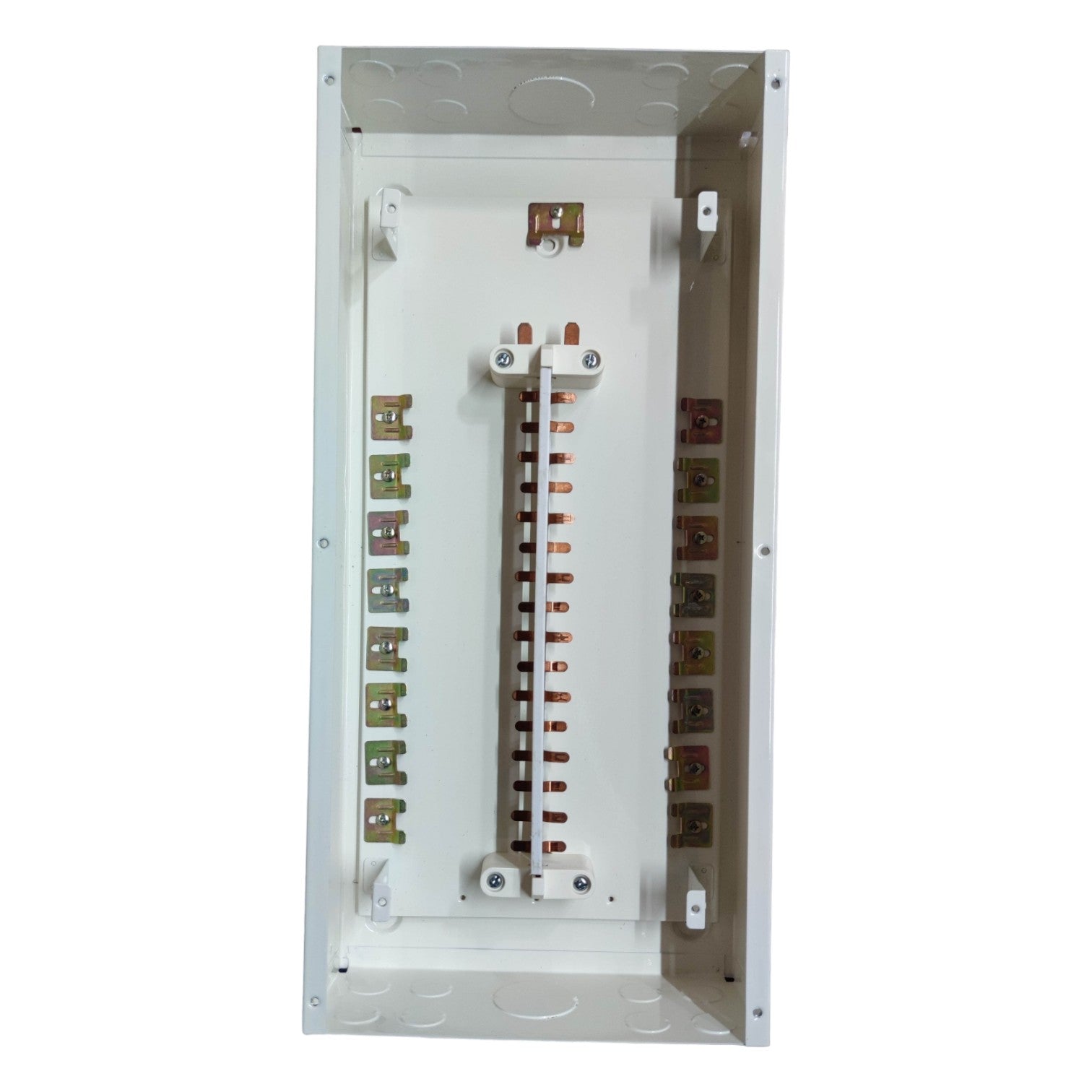 Koten 16 Branches Panel Board 2 Pole Main 2 Pole Branches for Miniature Circuit Breaker KTM1-2P16B Flush Mounted Type Metal Base Electx ELectrical SUpply