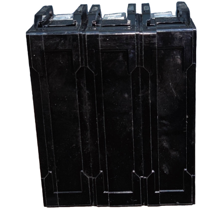 Black battery pack with multiple connectors on a white background Koten 70A 3Pole 10KAIC 220V Circuit Breaker 3 Phase Bolt On HPH3P70A For Safety Overload Electx Electrical SUpply