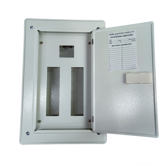 Koten 8 Branches Panel Board for Miniature with a white metal casing and secure door