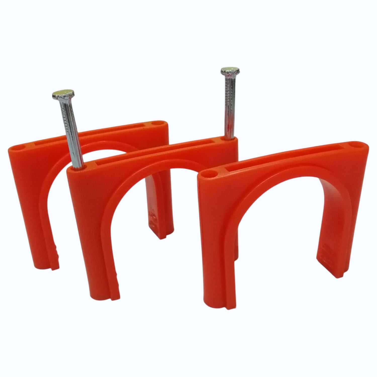 Koten AR-12 Nail Cable Clips, Nail PVC Clamps for 1 1/2" Inch PVC Pipe