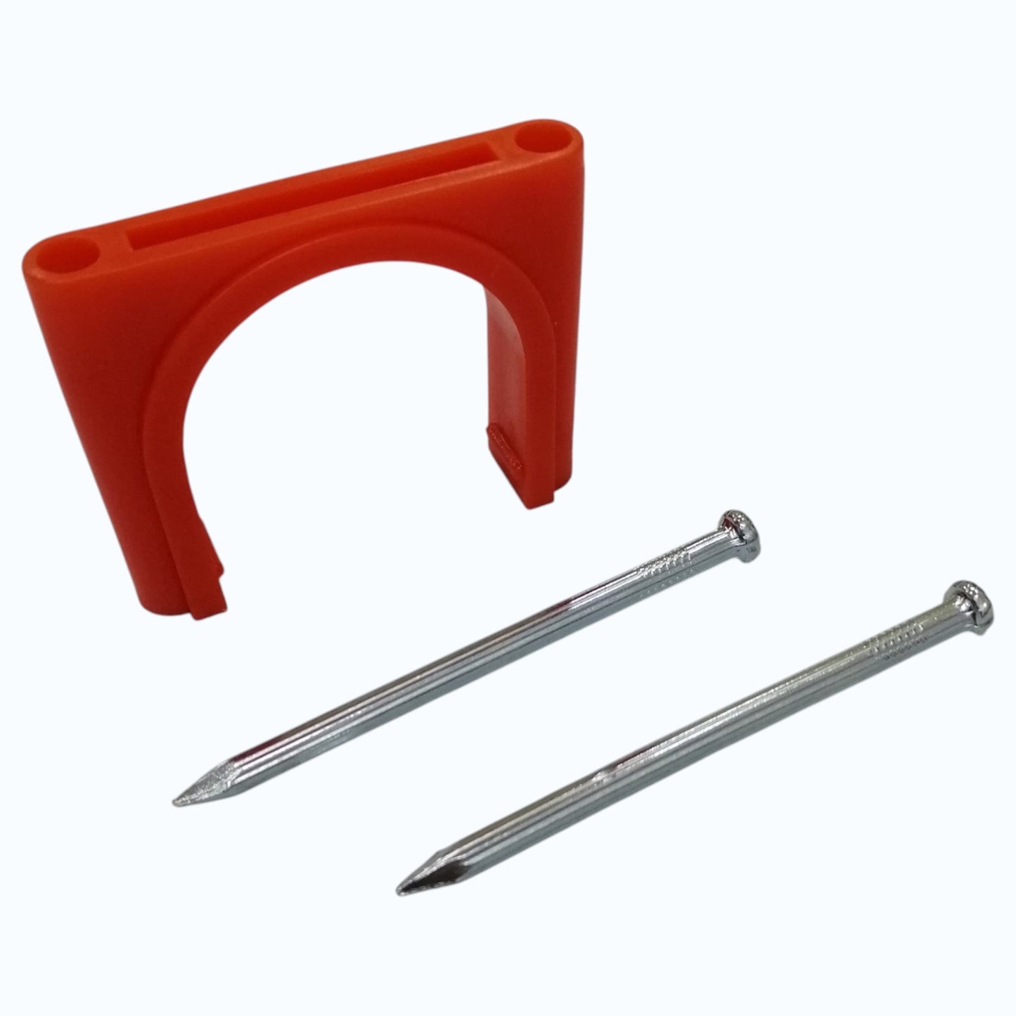 Koten AR-12 Nail Cable Clips, Nail PVC Clamps for 1 1/2" Inch PVC Pipes with 2pcs nail 4.0x80mm