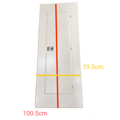 Koten Panel Board Main 250SP 2P electrical circuitry part with white metal casing and measurements Koten Panel Board 20 Branches Main 250SP 2P for 2 Pole Bolt On Circuit Breaker PB250SP2P20B Electx ElectricalS Supply