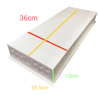 Koten Panel Board Main 250SP 2P white electrical enclosure with 90.5cm by 36cm by 12cm dimensions Koten Panel Board 20 Branches Main 250SP 2P for 2 Pole Bolt On Circuit Breaker PB250SP2P20B Electx ElectricalS Supply