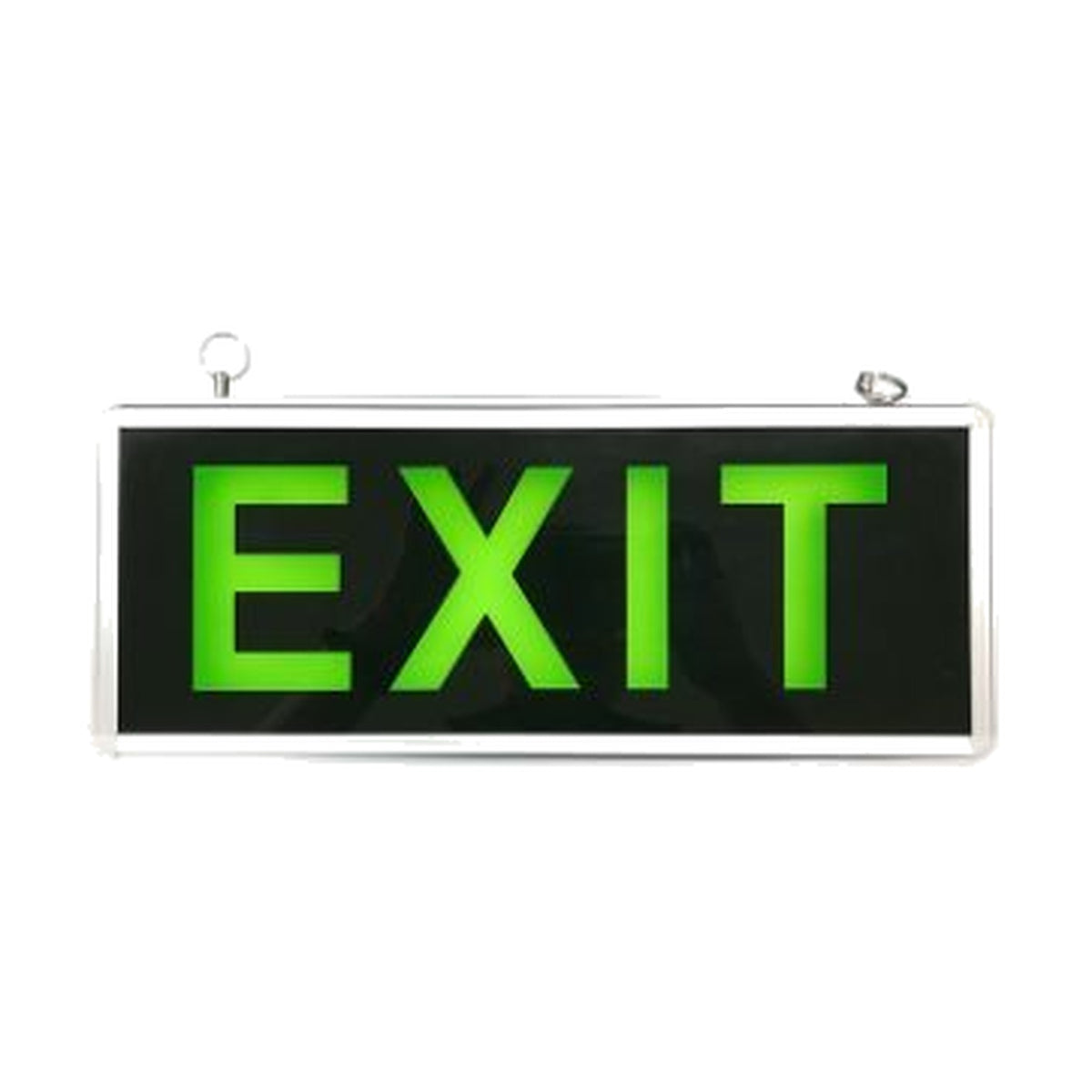 Light Master 3W LED Exit Sign Aluminum Glass Single or Double Face 220V LM-101 - Electx Electrical Supply